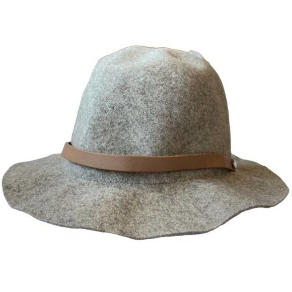 Rag & Bone Abbott Fedora Packable Gray Tan Size Small includes tags and case main image 6